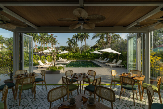 Sadec Garden Hotel / PAU Architects Sadec Garden Hotel / PAU Architects - Interior Photography, Dining room, Chair
