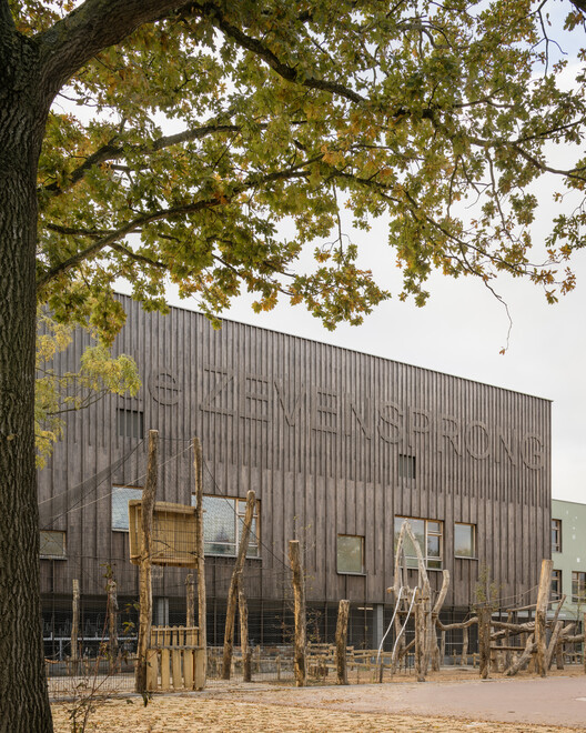De Zevensprong - Integrated Child and Expertise Center / KRFT Architecture - Exterior Photography, Wood