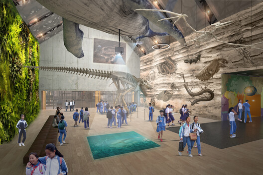 Baoshan Waste-to-Energy Center / Ballistic Architecture Machine - Interior Photography, Stairs