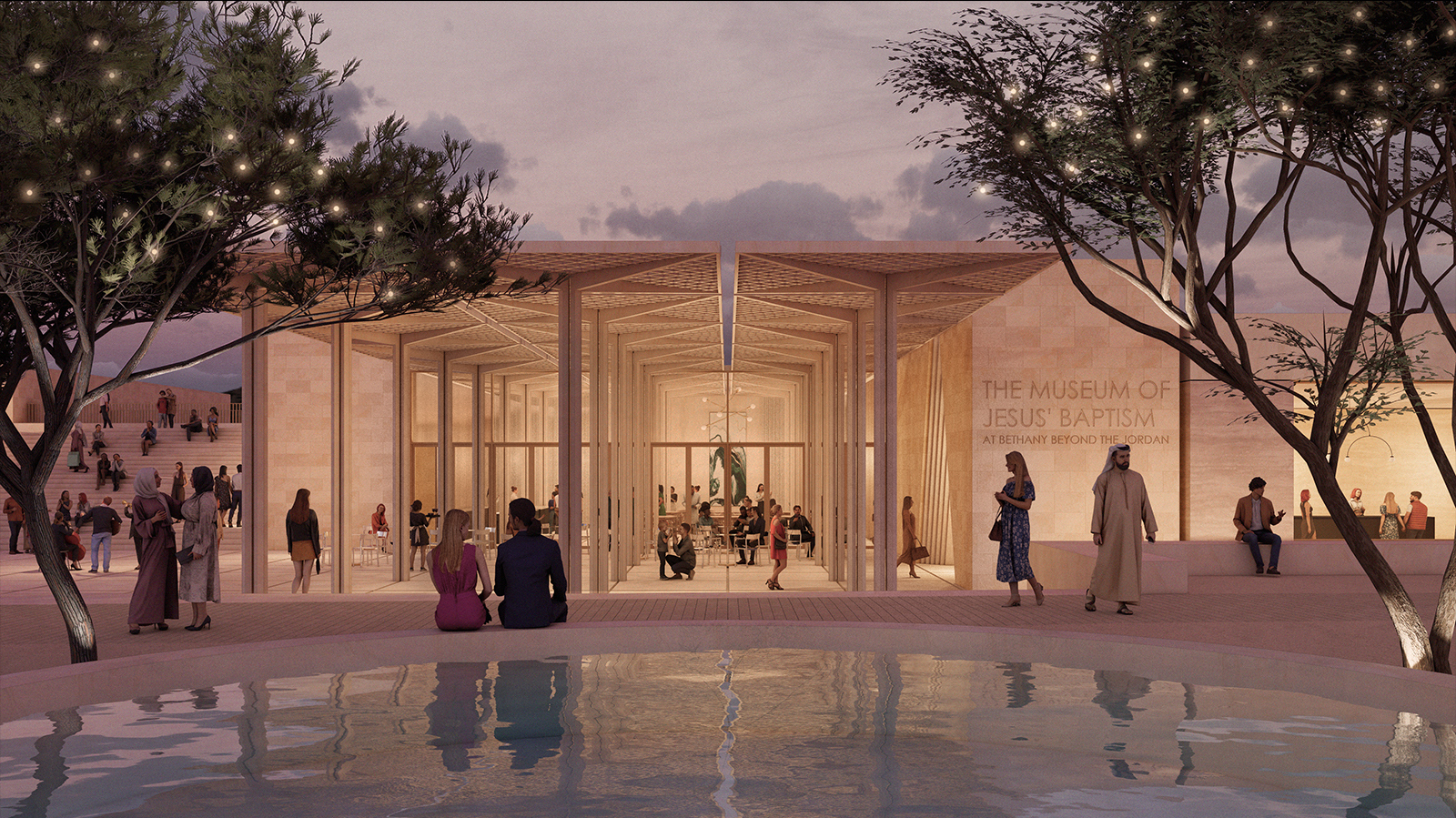 Niall McLaughlin Architects Wins International Competition for Museum of Jesus' Baptism at Bethany, Jordan