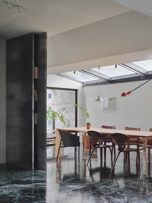 Waterfrom Design's Office / Waterfront Design - Interior Photography, Dining room, Wood, Lighting, Chair, Glass