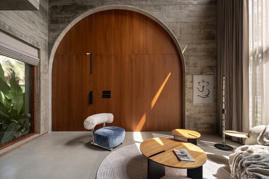 Vault House / Encasa Archstudio - Interior Photography, Wood, Chair