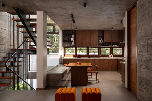 Vault House / Encasa Archstudio - Interior Photography, Wood, Chair