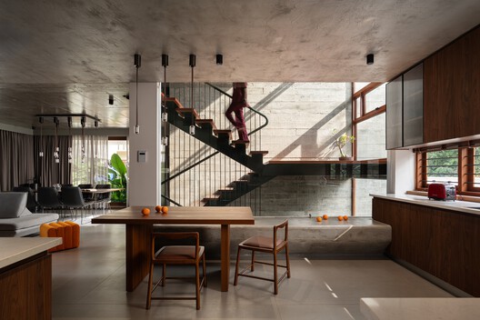 Vault House / Encasa Archstudio - Interior Photography, Wood, Chair