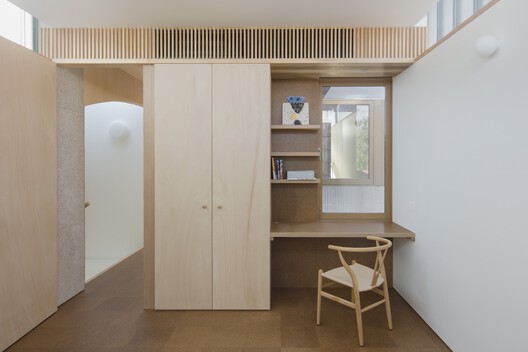 A Light Addition / Office MI—JI - Interior Photography, Closet, Wood, Shelving
