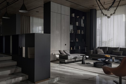 Residence T20 / Minimalist Architecture & Design Studio - Interior Photography, Living Room, Lighting, Table, Chair