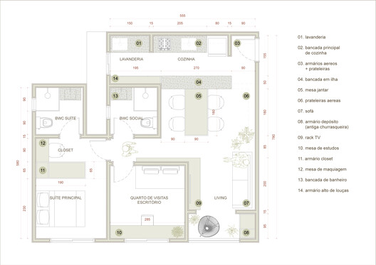Apartamento Mari 402 / Térreo Arquitetos - Imagem 14 de 15