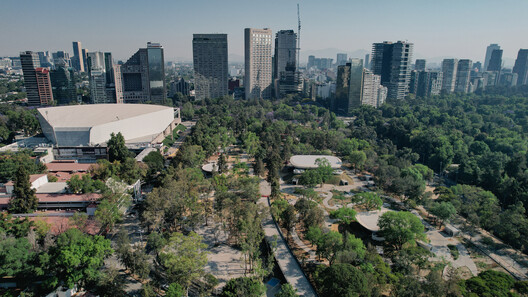 Chapultepec Forest Scenic Garden / Michan Architecture + PARABASE - Exterior Photography, Cityscape, Aerial View Photography