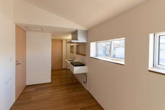 Children and Family Support Center Terra - Interior Photography, Kitchen, Wood, Lighting