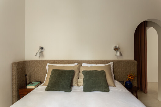 VP Apartment / Studio Gaibola VP Apartment / Studio Gaibola - Interior Photography, Bedroom, Wood, Bed, Lighting
