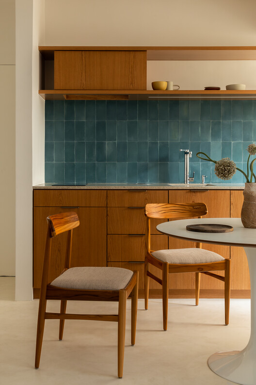 VP Apartment / Studio Gaibola VP Apartment / Studio Gaibola - Interior Photography, Kitchen, Wood, Table, Countertop, Chair