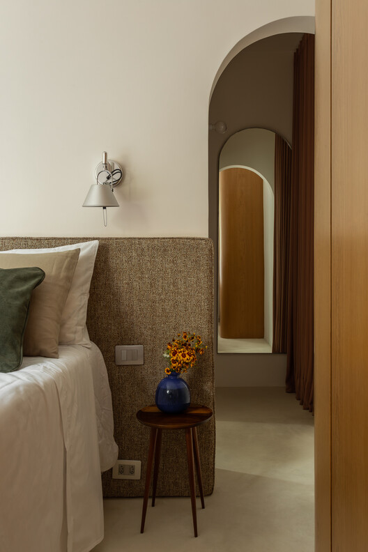 VP Apartment / Studio Gaibola VP Apartment / Studio Gaibola - Interior Photography, Bedroom, Wood, Lighting