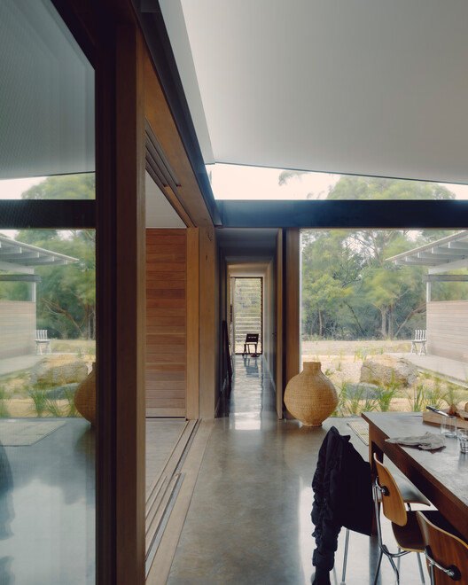 Ironbark House / Not All Architecture - Interior Photography, Wood, Door, Beam