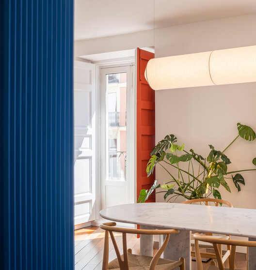 casa EME / gon architects - Fotografía interior, Comedor, Iluminación