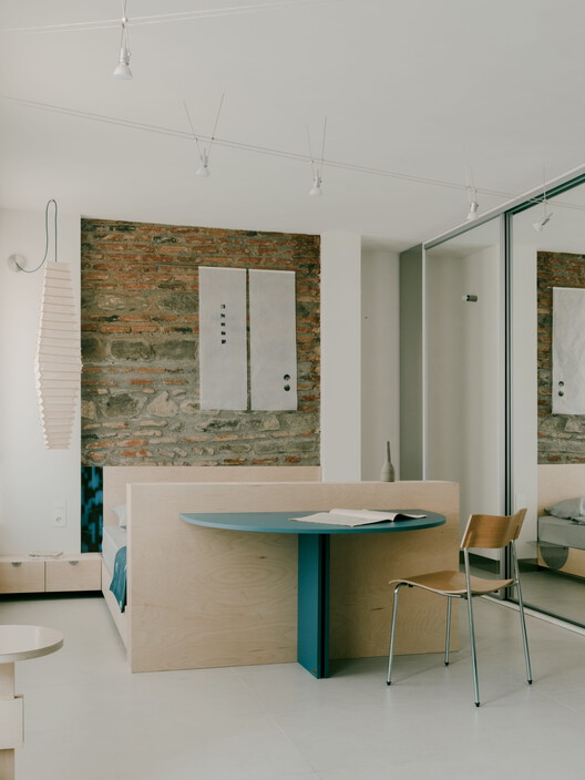 Unit 20 / studio2AM - Interior Photography, Wood, Lighting, Table, Chair