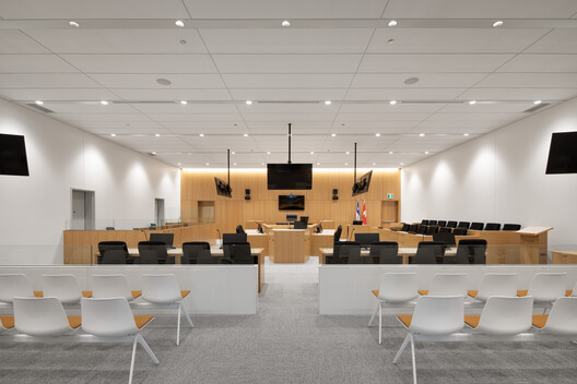 Roberval Courthouse / Groupe A - Interior Photography, Kitchen, Chair