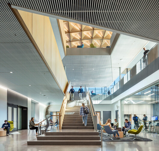 Engineering Collaborative Research & Education Building at Penn State University / Payette - Interior Photography, Stairs