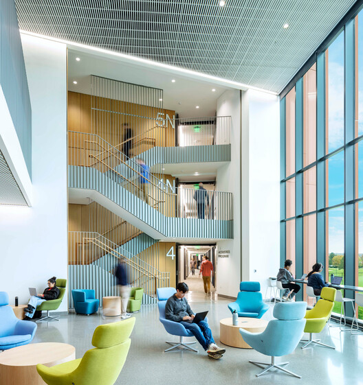 Engineering Collaborative Research & Education Building at Penn State University / Payette - Interior Photography, Chair