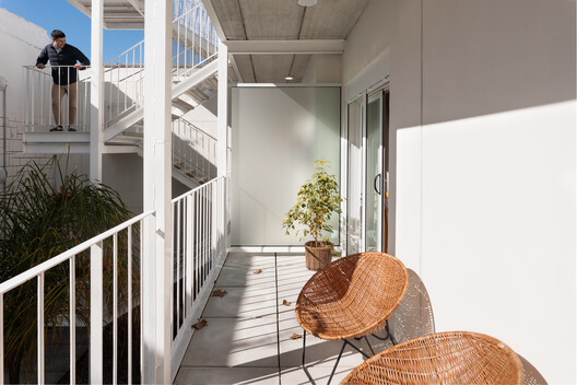 Jardines del Cordón Housing / Ramos Rey Arquitectos Jardines del Cordón Housing / Ramos Rey Arquitectos - Interior Photography, Wood, Balcony, Handrail