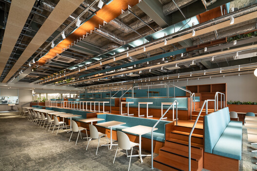 Imabari Shipbuilding Marugame Office / Yano Aoyama Architecture Design Imabari Shipbuilding Marugame Office / Yano Aoyama Architecture Design - Interior Photography, Lighting, Chair, Glass