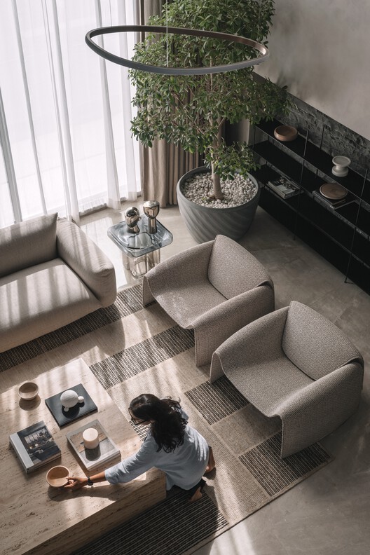 Sculpted Sanctuary House / D'WELL Sculpted Sanctuary House / D'WELL - Interior Photography, Living Room