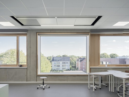 Three Schools - One Process / gmp Architects - Interior Photography, Kitchen, Glass