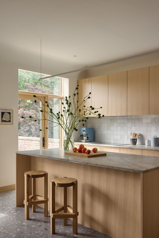 Lefferts Manor House / Abruzzo Bodziak Architects - Interior Photography, Kitchen, Countertop, Wood, Table, Chair