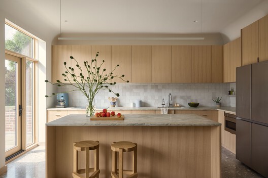 Lefferts Manor House / Abruzzo Bodziak Architects - Interior Photography, Kitchen, Countertop, Wood, Chair