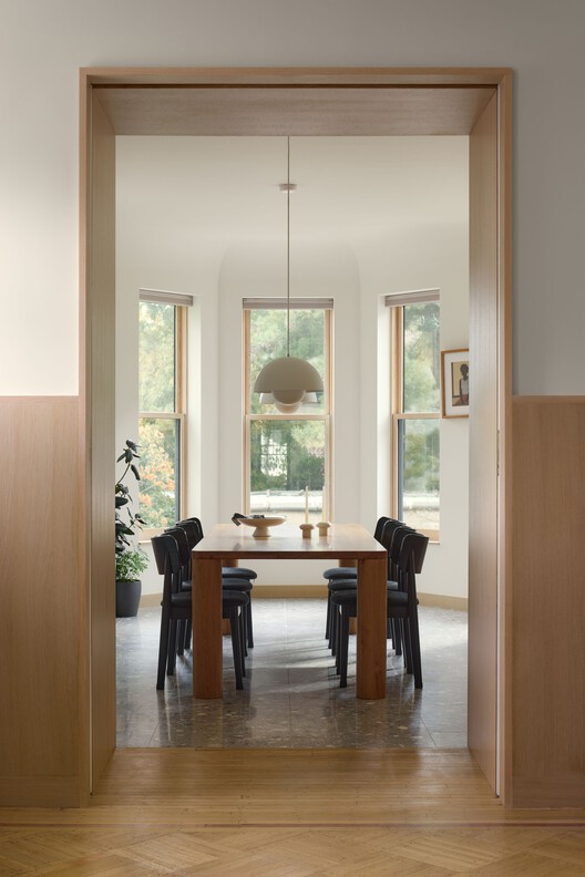 Lefferts Manor House / Abruzzo Bodziak Architects - Interior Photography, Dining room, Wood, Door