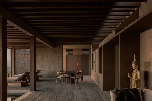 El Retiro Spa / Mendiola Arregui - Interior Photography, Wood, Chair, Beam