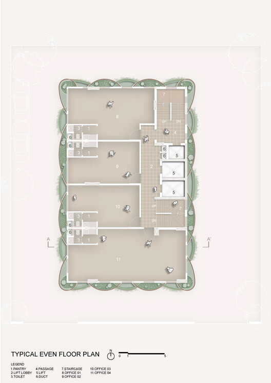 Stella Office Building / Sanjay Puri Architects - Image 18 of 21