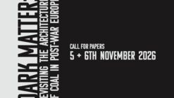 Dark Matter: Revisiting The Architecture of Coal in Post-War Europe