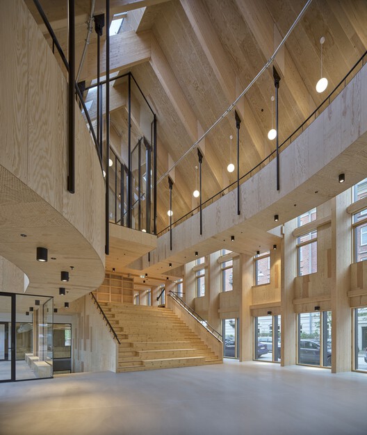 Center for Health / Dorte Mandrup - Interior Photography, Stairs, Wood