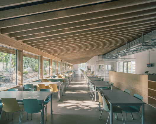 Middle School Cafeteria in Gonesse / MARS Architectes - Interior Photography, Dining room
