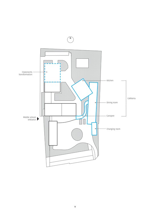 Middle School Cafeteria in Gonesse / MARS Architectes - Image 30 of 34