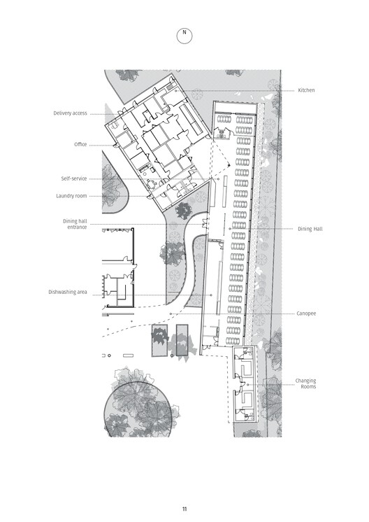 Middle School Cafeteria in Gonesse / MARS Architectes - Image 31 of 34