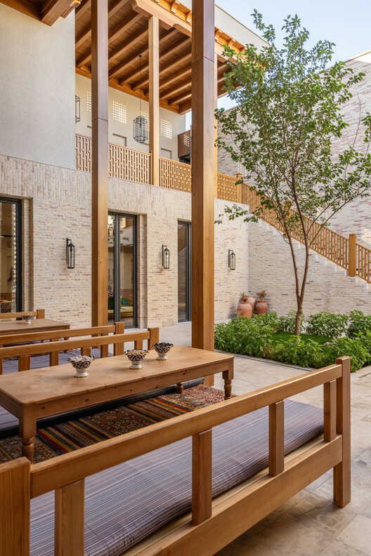 SUZANI by Madina Kasimbaeva Museum / ARC Architects - Interior Photography, Wood, Deck, Balcony, Beam, Courtyard, Patio