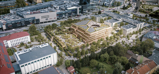 Kengo Kuma and Associates to Design Spiral-Shaped Public Library in Rzeszów, Poland Kengo Kuma and Associates to Design Spiral-Shaped Public Library in Rzeszów, Poland - Image 2 of 12