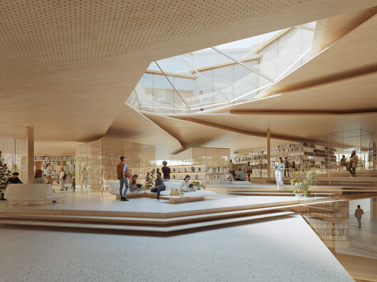 Kengo Kuma and Associates to Design Spiral-Shaped Public Library in Rzeszów, Poland Kengo Kuma and Associates to Design Spiral-Shaped Public Library in Rzeszów, Poland - Image 10 of 12