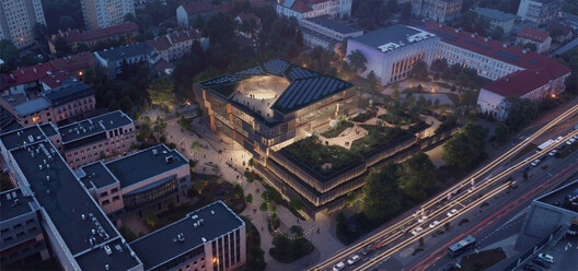 Kengo Kuma and Associates to Design Spiral-Shaped Public Library in Rzeszów, Poland Kengo Kuma and Associates to Design Spiral-Shaped Public Library in Rzeszów, Poland - Image 3 of 12