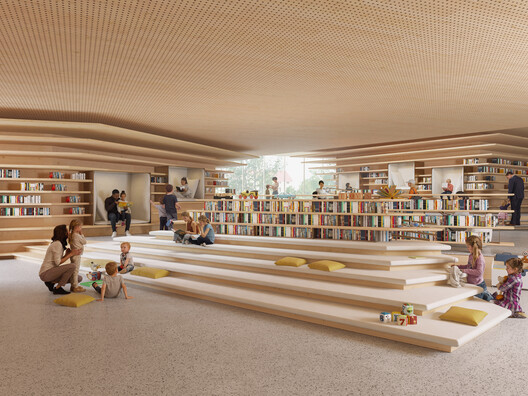 Kengo Kuma and Associates to Design Spiral-Shaped Public Library in Rzeszów, Poland Kengo Kuma and Associates to Design Spiral-Shaped Public Library in Rzeszów, Poland - Image 9 of 12