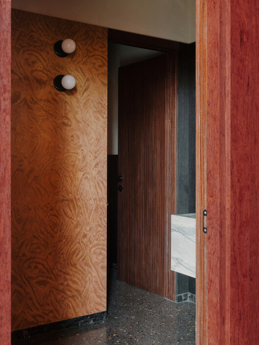 Lopota Reception / Studio Gypsandconcrete - Interior Photography, Wood, Door