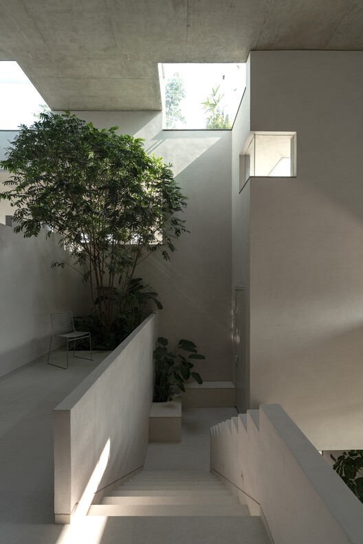 Stepped Well House  / A Threshold - Interior Photography