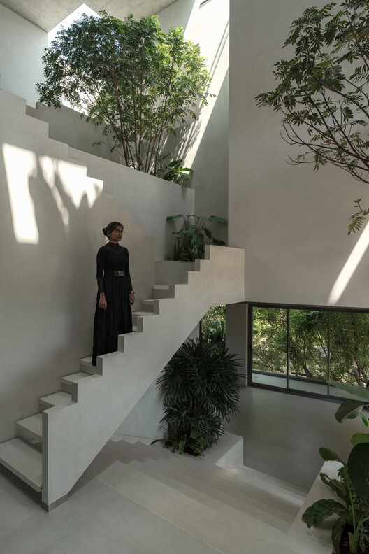 Stepped Well House  / A Threshold - Interior Photography, Stairs