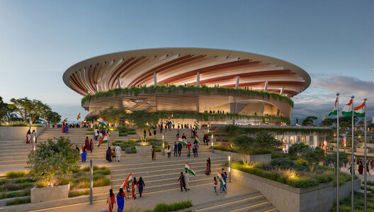 BDP, Cox Architecture, and Collage Design Unveil a Sports District Around the World's Largest Stadium in India - Image 3 of 5