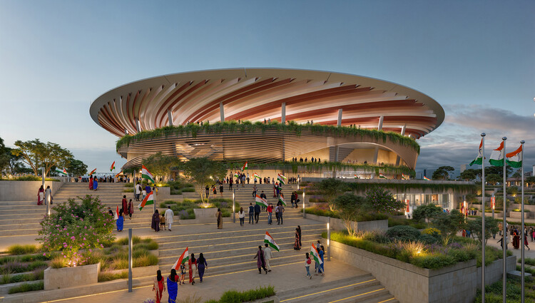 BDP, Cox Architecture, and Collage Design Unveil a Sports District Around the World's Largest Stadium in India - Image 3 of 5