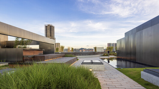 Yutang Culture and Sports Center / GL Studio - Exterior Photography, Concrete, Garden