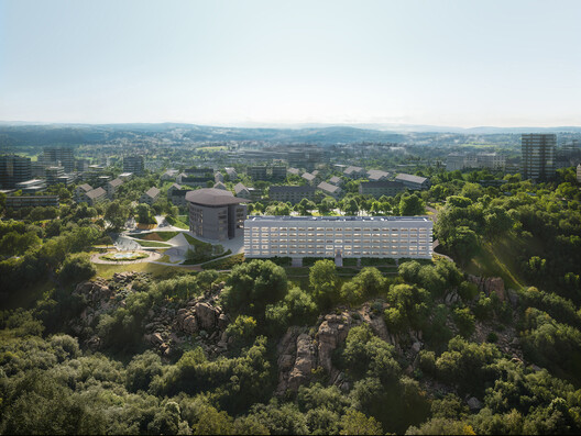 MVRDV Begins Construction on the EU TUMO Convergence Center in Yerevan, Armenia MVRDV Begins Construction on the EU TUMO Convergence Center in Yerevan, Armenia - Image 4 of 9