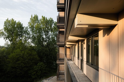 Valckensteyn - Timber Residential Building / Powerhouse Company - Exterior Photography, Balcony