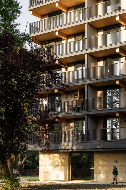 Valckensteyn - Timber Residential Building / Powerhouse Company - Exterior Photography, Balcony